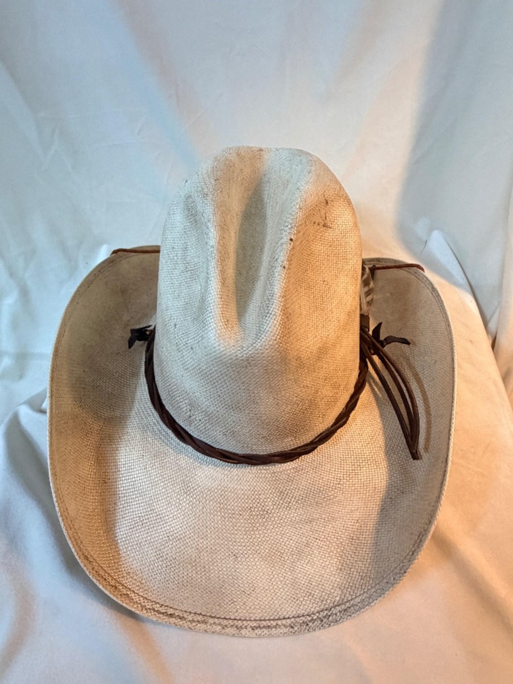 John Stetson Kemosabe Gus Straw Shantung Hat size 7 1/8